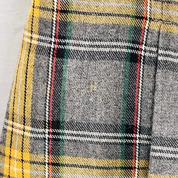 Vintage WB Looney Tunes Tweety Girls Plaid School Books Dress Size 6X - Picture 8 of 9